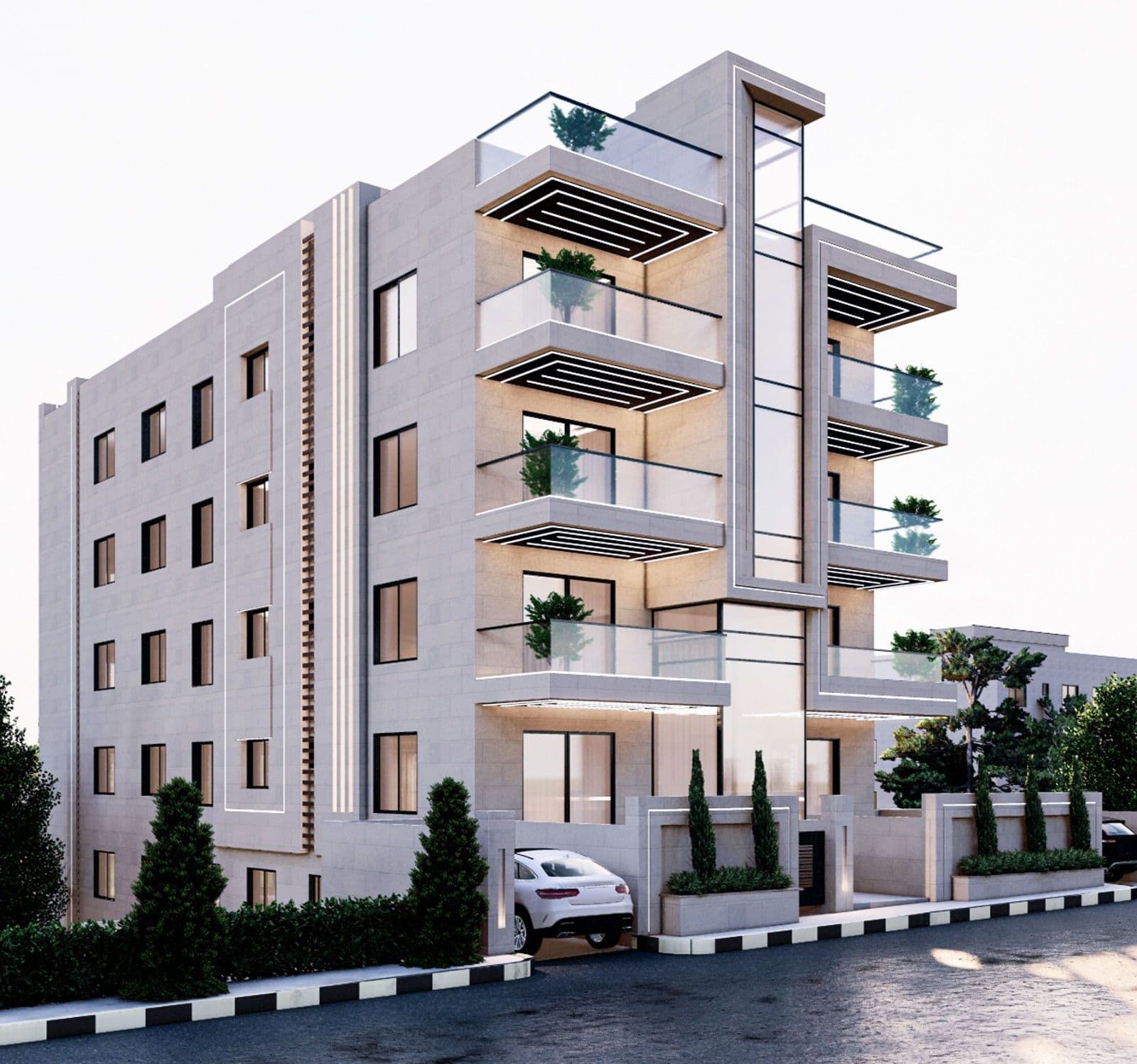Rooftop Apartment with Terrace & Open Views – Al Jandweel — photo 1